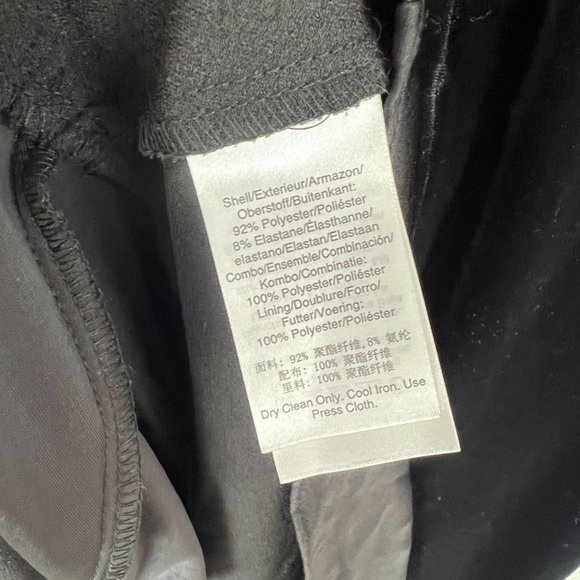 NWT DKNY Velvet Midi Wrap Dress Sleeveless Black Size 12 NEW $139 - Picture 12 of 12